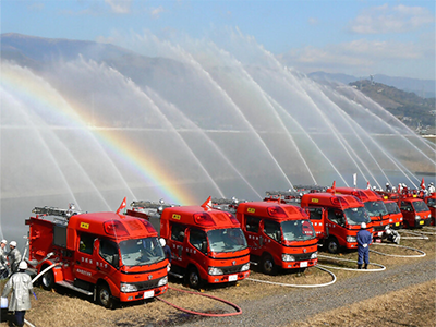 消防車両展示