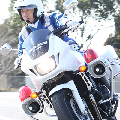 パトカー・白バイ展示